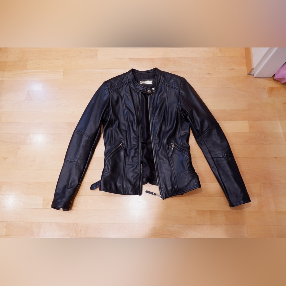 Danier Black Leather Jacket